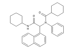 N-[2-(cyclohexylamino)-2-keto-1-(1-naphthyl)ethyl]-N-phenyl-cyclohexanecarboxamide