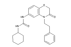 1-cyclohexyl-3-(3-keto-4-phenethyl-1,4-benzoxazin-6-yl)urea