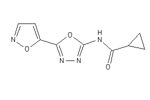 N-(5-isoxazol-5-yl-1,3,4-oxadiazol-2-yl)cyclopropanecarboxamide