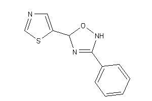 Image of 3-phenyl-5-thiazol-5-yl-2,5-dihydro-1,2,4-oxadiazole
