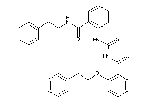 N-phenethyl-2-[(2-phenethyloxybenzoyl)thiocarbamoylamino]benzamide