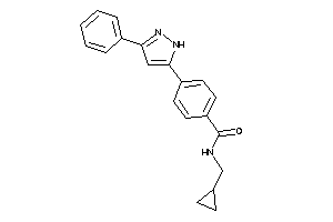 Image of N-(cyclopropylmethyl)-4-(3-phenyl-1H-pyrazol-5-yl)benzamide