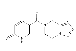 5-(6,8-dihydro-5H-imidazo[1,2-a]pyrazine-7-carbonyl)-2-pyridone