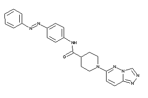 N-(4-phenylazophenyl)-1-([1,2,4]triazolo[3,4-f]pyridazin-6-yl)isonipecotamide