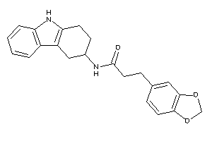 3-(1,3-benzodioxol-5-yl)-N-(2,3,4,9-tetrahydro-1H-carbazol-3-yl)propionamide