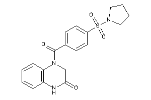 4-(4-pyrrolidinosulfonylbenzoyl)-1,3-dihydroquinoxalin-2-one