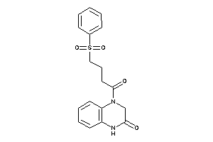 4-(4-besylbutanoyl)-1,3-dihydroquinoxalin-2-one