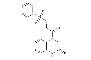 4-(3-besylpropanoyl)-1,3-dihydroquinoxalin-2-one