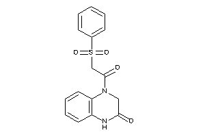 4-(2-besylacetyl)-1,3-dihydroquinoxalin-2-one