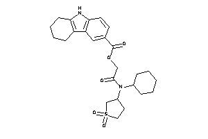 6,7,8,9-tetrahydro-5H-carbazole-3-carboxylic Acid [2-[cyclohexyl-(1,1-diketothiolan-3-yl)amino]-2-keto-ethyl] Ester