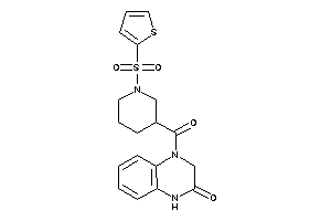 4-[1-(2-thienylsulfonyl)nipecotoyl]-1,3-dihydroquinoxalin-2-one