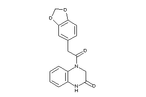 4-[2-(1,3-benzodioxol-5-yl)acetyl]-1,3-dihydroquinoxalin-2-one