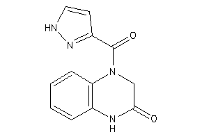 4-(1H-pyrazole-3-carbonyl)-1,3-dihydroquinoxalin-2-one