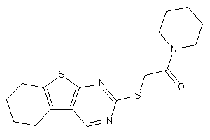 1-piperidino-2-(5,6,7,8-tetrahydrobenzothiopheno[2,3-d]pyrimidin-2-ylthio)ethanone