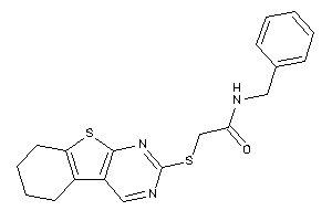 N-benzyl-2-(5,6,7,8-tetrahydrobenzothiopheno[2,3-d]pyrimidin-2-ylthio)acetamide