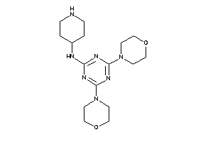 (4,6-dimorpholino-s-triazin-2-yl)-(4-piperidyl)amine