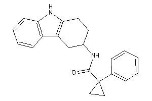 1-phenyl-N-(2,3,4,9-tetrahydro-1H-carbazol-3-yl)cyclopropanecarboxamide