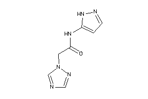 N-(1H-pyrazol-5-yl)-2-(1,2,4-triazol-1-yl)acetamide