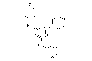 (4-anilino-6-morpholino-s-triazin-2-yl)-(4-piperidyl)amine