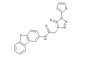 Image of N-dibenzofuran-2-yl-2-[5-keto-4-(2-thienyl)tetrazol-1-yl]acetamide