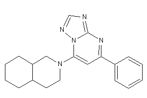 2-(5-phenyl-[1,2,4]triazolo[1,5-a]pyrimidin-7-yl)-3,4,4a,5,6,7,8,8a-octahydro-1H-isoquinoline