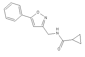 Image of N-[(5-phenylisoxazol-3-yl)methyl]cyclopropanecarboxamide