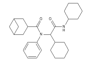 N-[1-cyclohexyl-2-(cyclohexylamino)-2-keto-ethyl]-N-phenyl-norpinane-3-carboxamide