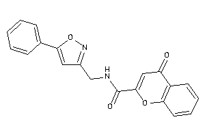 4-keto-N-[(5-phenylisoxazol-3-yl)methyl]chromene-2-carboxamide