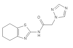 N-(4,5,6,7-tetrahydro-1,3-benzothiazol-2-yl)-2-(1,2,4-triazol-1-yl)acetamide