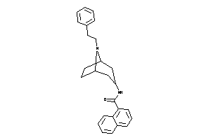 N-(8-phenethyl-8-azabicyclo[3.2.1]octan-3-yl)-1-naphthamide