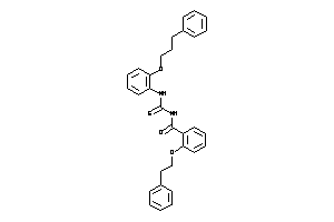 2-phenethyloxy-N-[[2-(3-phenylpropoxy)phenyl]thiocarbamoyl]benzamide