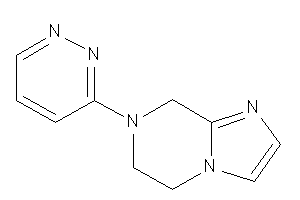 7-pyridazin-3-yl-6,8-dihydro-5H-imidazo[1,2-a]pyrazine