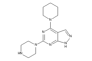 6-piperazino-4-piperidino-1H-pyrazolo[3,4-d]pyrimidine