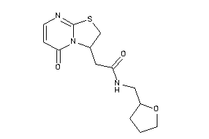 Image of 2-(5-keto-2,3-dihydrothiazolo[3,2-a]pyrimidin-3-yl)-N-(tetrahydrofurfuryl)acetamide