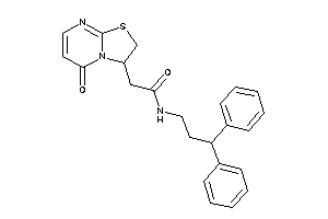N-(3,3-diphenylpropyl)-2-(5-keto-2,3-dihydrothiazolo[3,2-a]pyrimidin-3-yl)acetamide