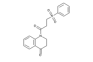 1-(3-besylpropanoyl)-2,3-dihydroquinolin-4-one