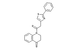 Image of 1-[2-(2-phenylthiazol-4-yl)acetyl]-2,3-dihydroquinolin-4-one