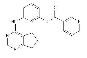 Nicotin [3-(6,7-dihydro-5H-cyclopenta[d]pyrimidin-4-ylamino)phenyl] Ester