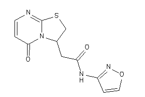 Image of N-isoxazol-3-yl-2-(5-keto-2,3-dihydrothiazolo[3,2-a]pyrimidin-3-yl)acetamide