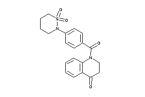 Image of 1-[4-(1,1-diketothiazinan-2-yl)benzoyl]-2,3-dihydroquinolin-4-one