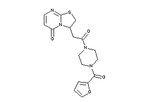 3-[2-[4-(2-furoyl)piperazino]-2-keto-ethyl]-2,3-dihydrothiazolo[3,2-a]pyrimidin-5-one