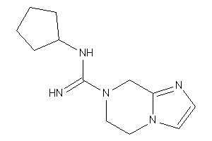 N-cyclopentyl-6,8-dihydro-5H-imidazo[1,2-a]pyrazine-7-carboxamidine