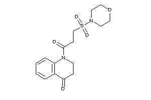 Image of 1-(3-morpholinosulfonylpropanoyl)-2,3-dihydroquinolin-4-one
