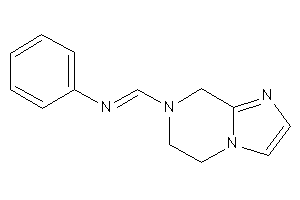 6,8-dihydro-5H-imidazo[1,2-a]pyrazin-7-ylmethylene(phenyl)amine