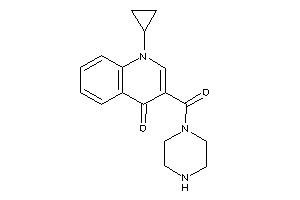 1-cyclopropyl-3-(piperazine-1-carbonyl)-4-quinolone