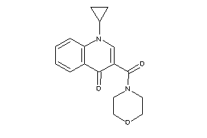 1-cyclopropyl-3-(morpholine-4-carbonyl)-4-quinolone