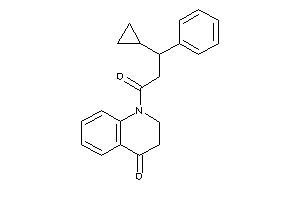 Image of 1-(3-cyclopropyl-3-phenyl-propanoyl)-2,3-dihydroquinolin-4-one