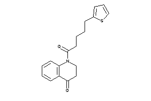 1-[5-(2-thienyl)pentanoyl]-2,3-dihydroquinolin-4-one