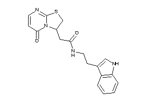 N-[2-(1H-indol-3-yl)ethyl]-2-(5-keto-2,3-dihydrothiazolo[3,2-a]pyrimidin-3-yl)acetamide