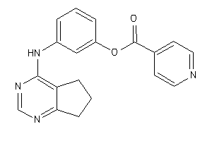 Isonicotin [3-(6,7-dihydro-5H-cyclopenta[d]pyrimidin-4-ylamino)phenyl] Ester
